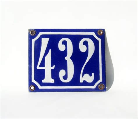 blue metal house numbers|Amazon.com: Blue .